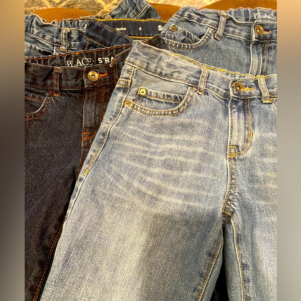 5 pairs of boys jeans